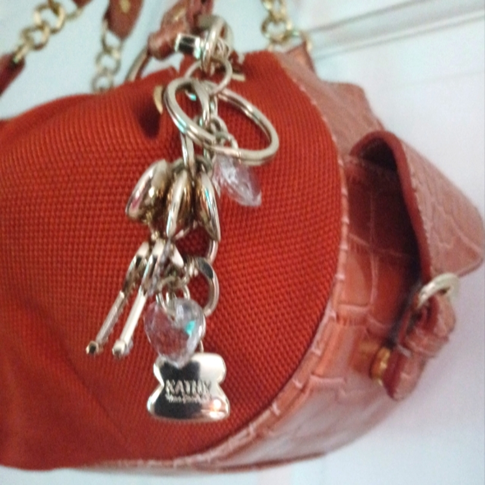 Kathy Van Zeeland Orange Handbag - Picture 9 of 10